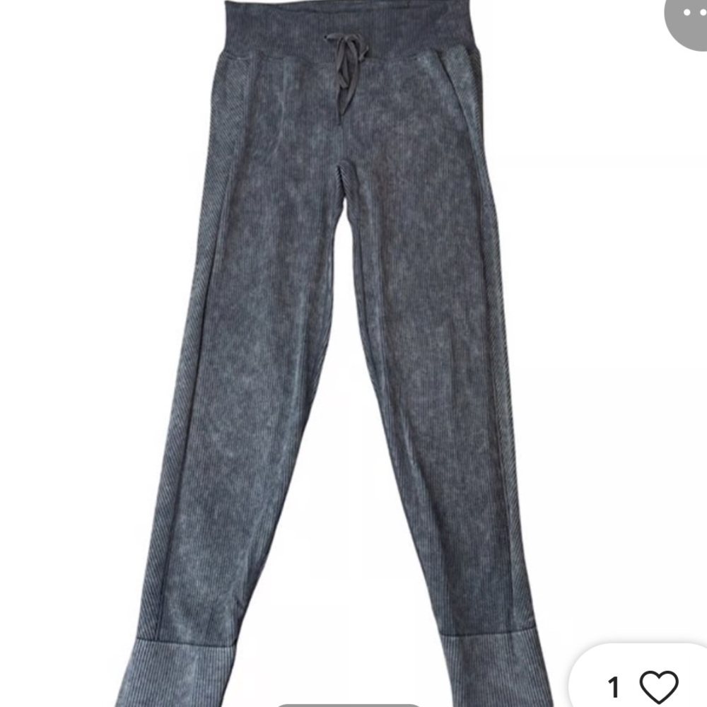 Victoria's Secret PINK ACTIVE Gray Rib Leggings